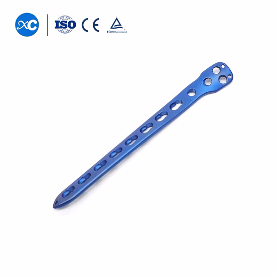 Plaque de titane pour implant orthopédique chirurgical, prix, plaque de verrouillage multiaxiale pour traumatisme DCP